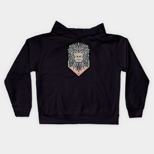 Black Howler Monkey Kids Hoodie